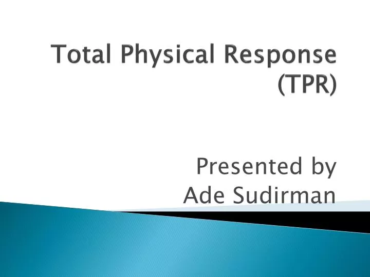 total physical response tpr