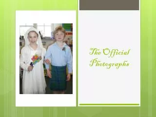 The Official Photographs