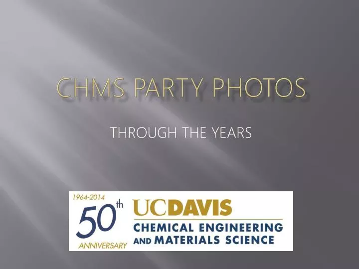 chms party photos