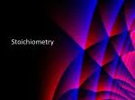 Stoichiometry - slide 1