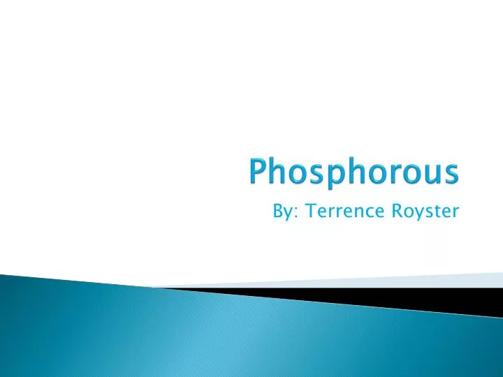 phosphorous