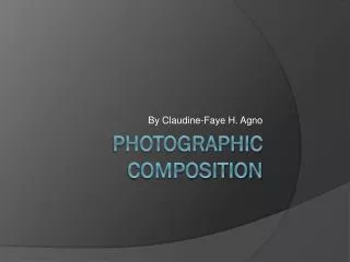 P hotographic composition