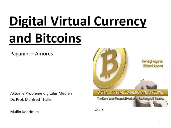 digital virtual currency and bitcoins