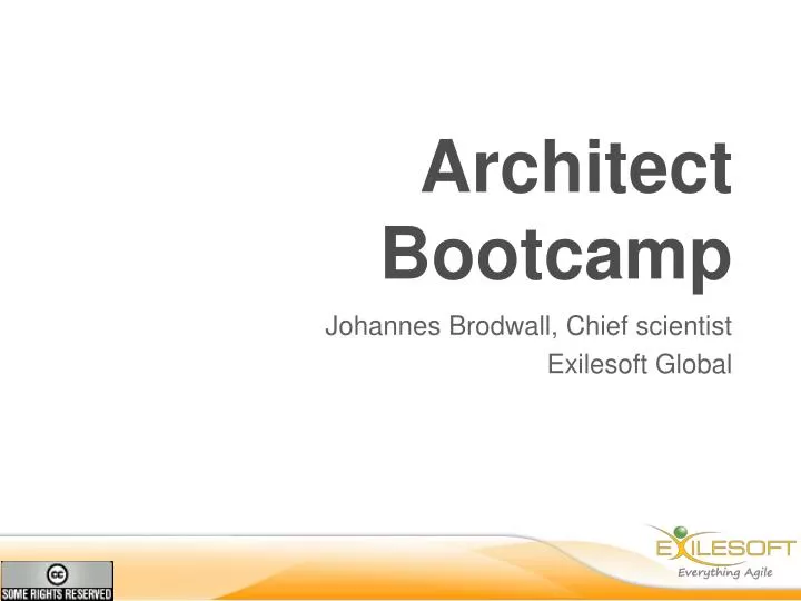 architect bootcamp