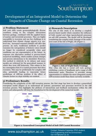 Development of an Integrated Model to Determine the Impacts of Climate Change on Coastal Recession