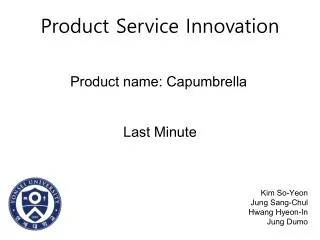 Product Service Innovation