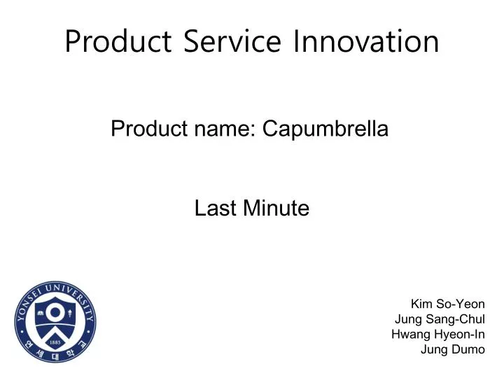 product service innovation