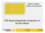 Anders werken , anders converseren - - slide 1
