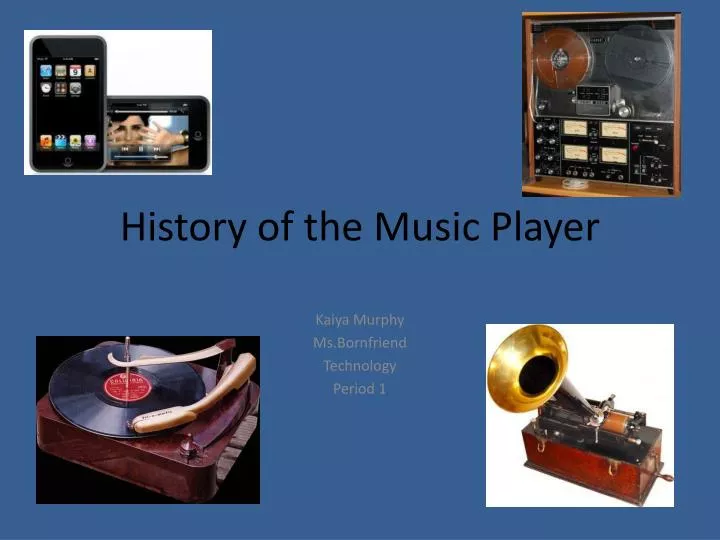 history of the music player