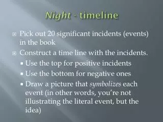 Night - timeline