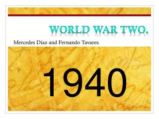 world war two