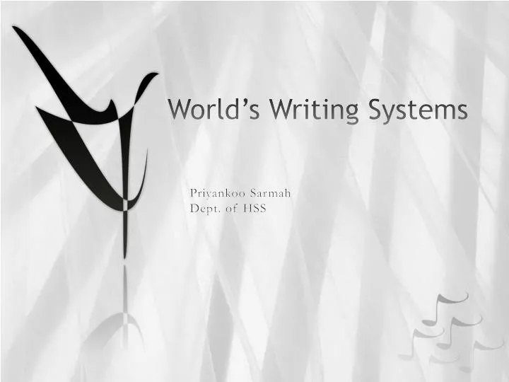 world s writing systems