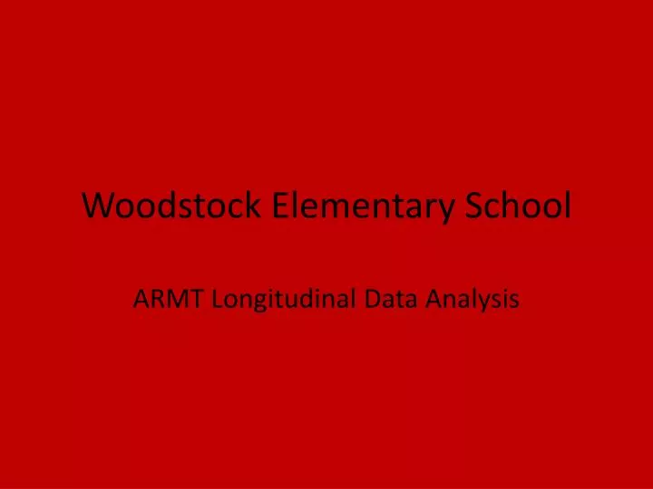 woodstock elementary school