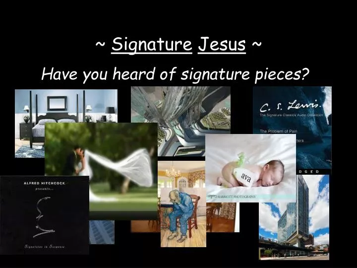 signature jesus