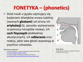 FONETYKA – ( phonetics )
