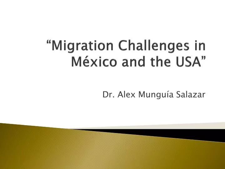migration challenges in m xico and the usa