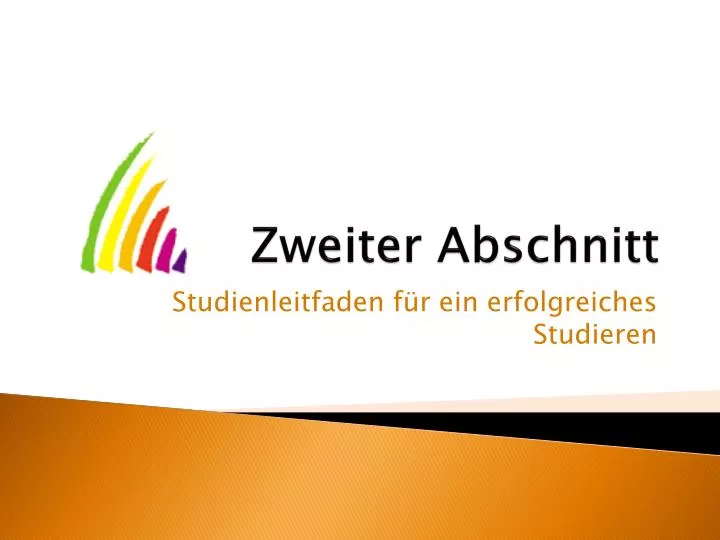 zweiter abschnitt