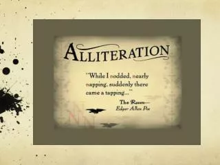 What is alliteration?