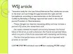WSJ article - slide 1