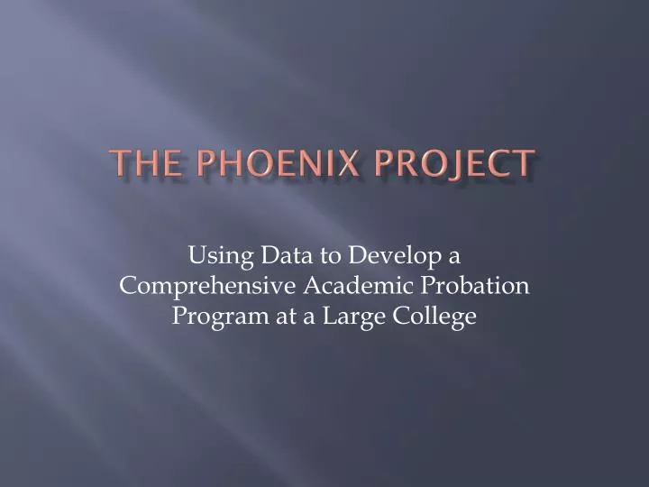 the phoenix project