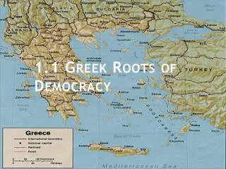 1.1 Greek Roots of Democracy