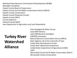 Northeast Iowa Resource Conservation &amp; Development (RC&amp;D) McKnight Foundation