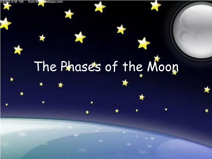 the phases of the moon