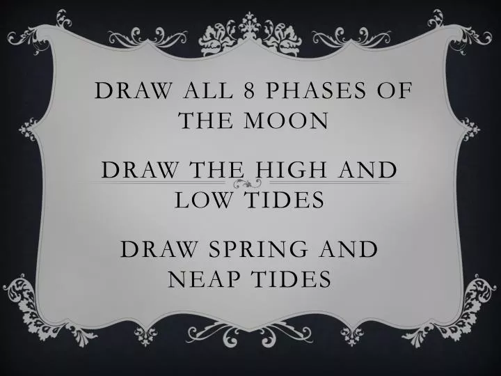 draw all 8 phases of the moon