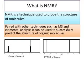 What is NMR?