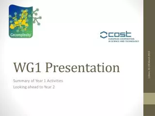 WG1 Presentation