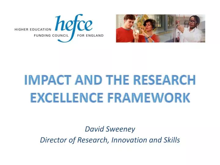 impact and the research excellence framework