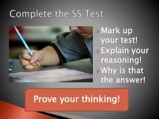 Complete the SS Test