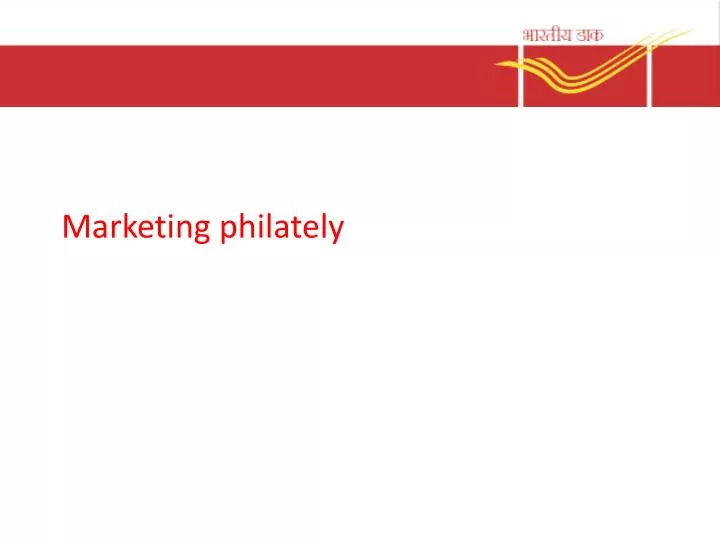 marketing philately