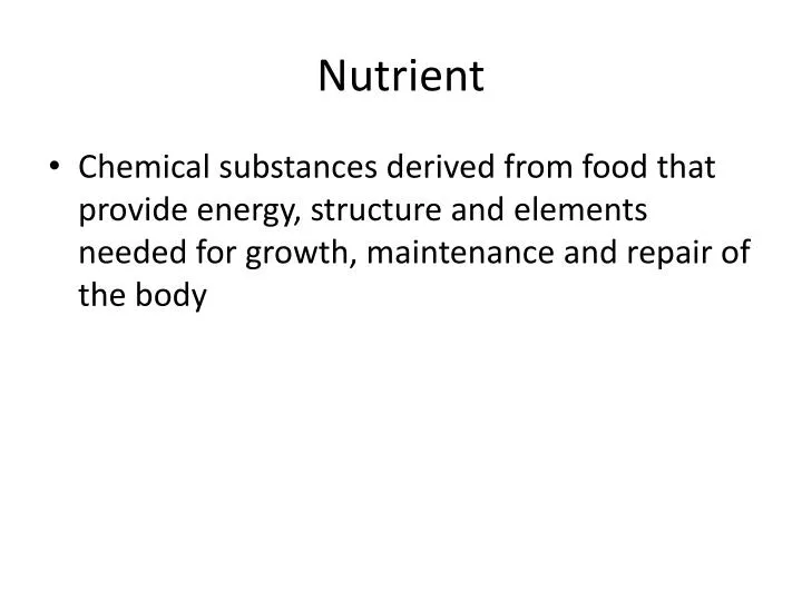 nutrient