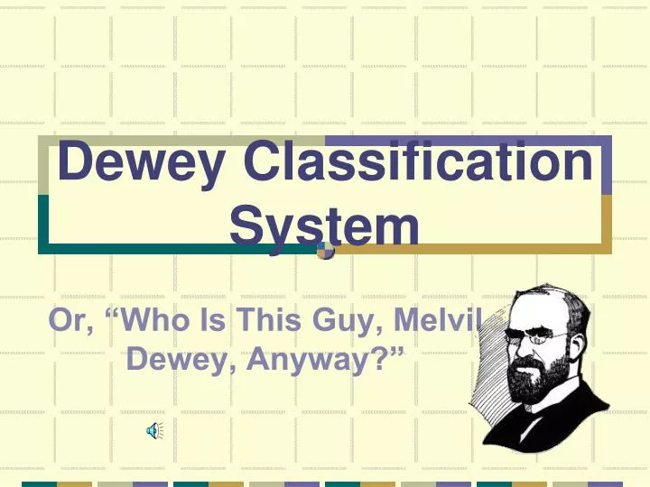 dewey classification system