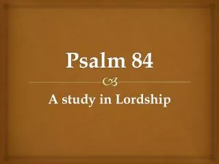 Psalm 84