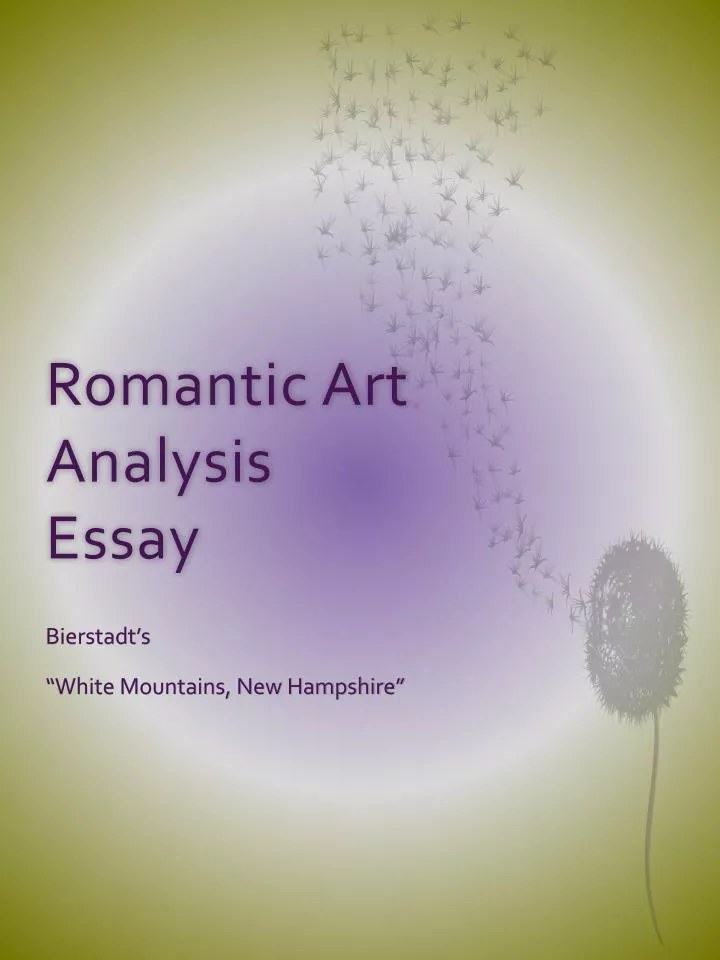 romantic art analysis essay