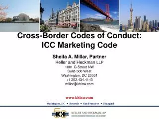Cross-Border Codes of Conduct: ICC Marketing Code
