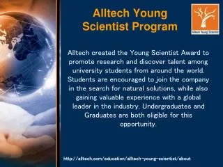 Alltech Young Scientist Program