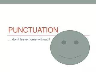 Punctuation