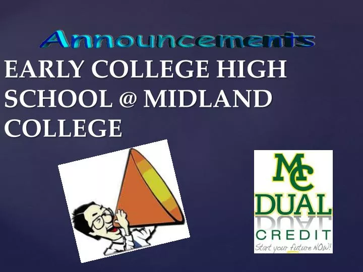 early college high school @ midland college