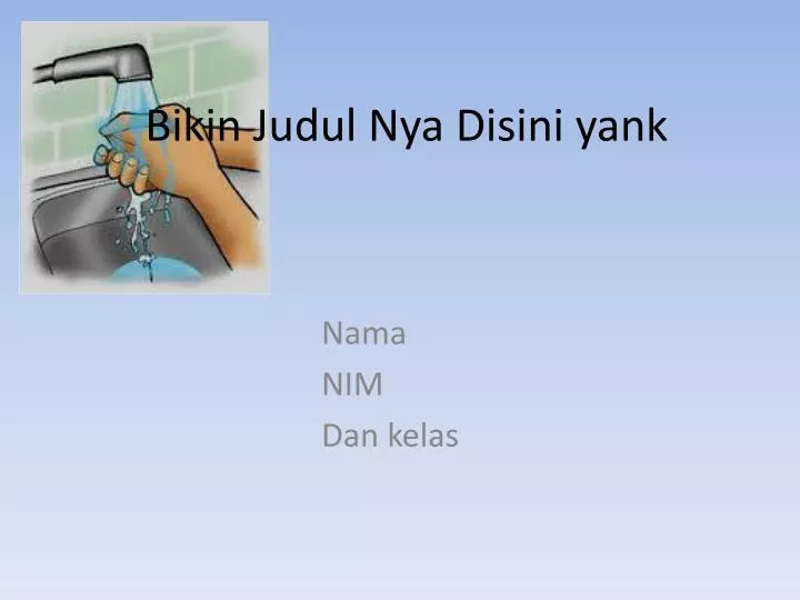 bikin judul nya disini yank