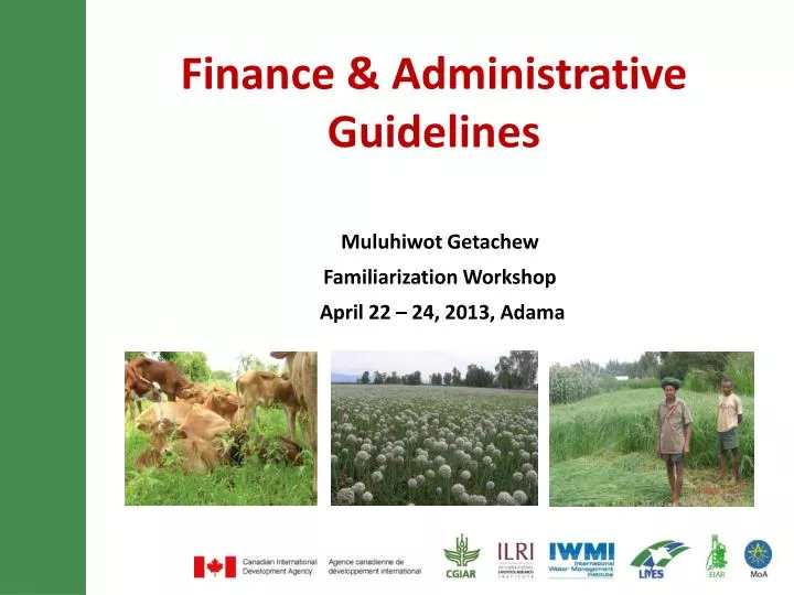 finance administrative guidelines