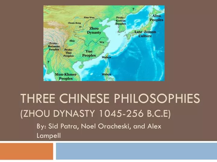 three chinese philosophies zhou dynasty 1045 256 b c e