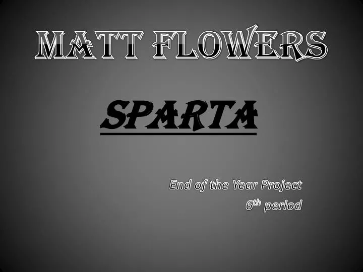 matt flowers