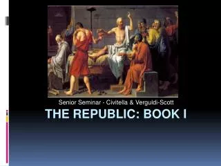 The Republic: Book I