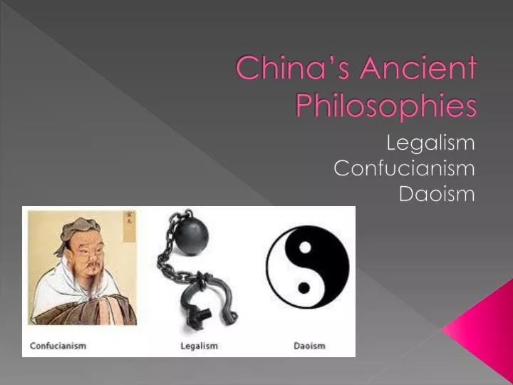 china s ancient philosophies