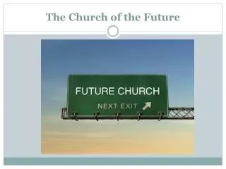 The Church of the Future