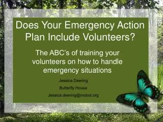 Does Your Emergency Action Plan Include Volunteers?