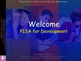 Welcome PISA for Development